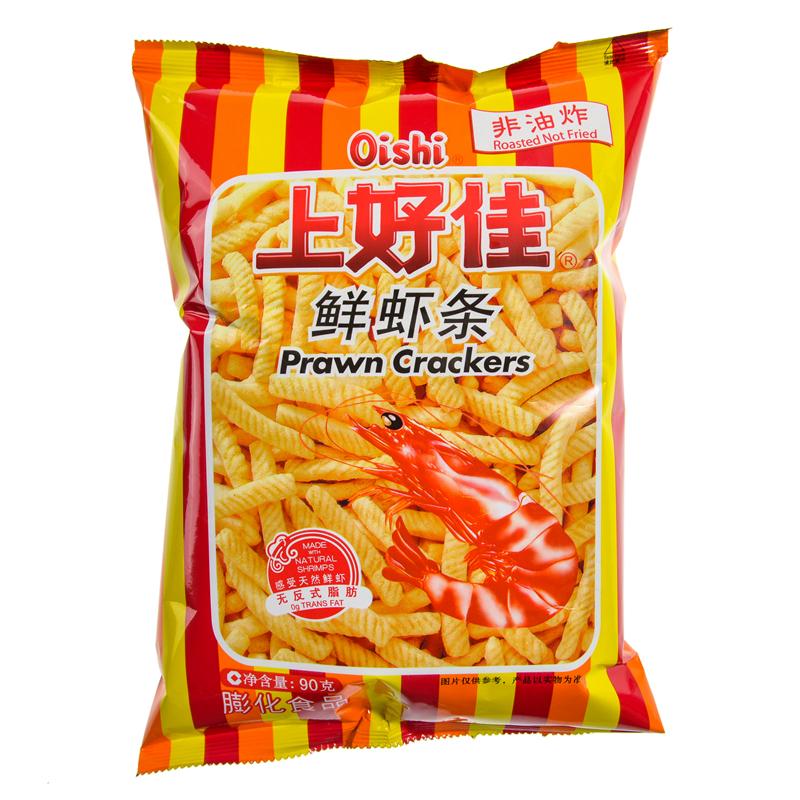天顺园店上好佳鲜虾条优惠装90g编码113656