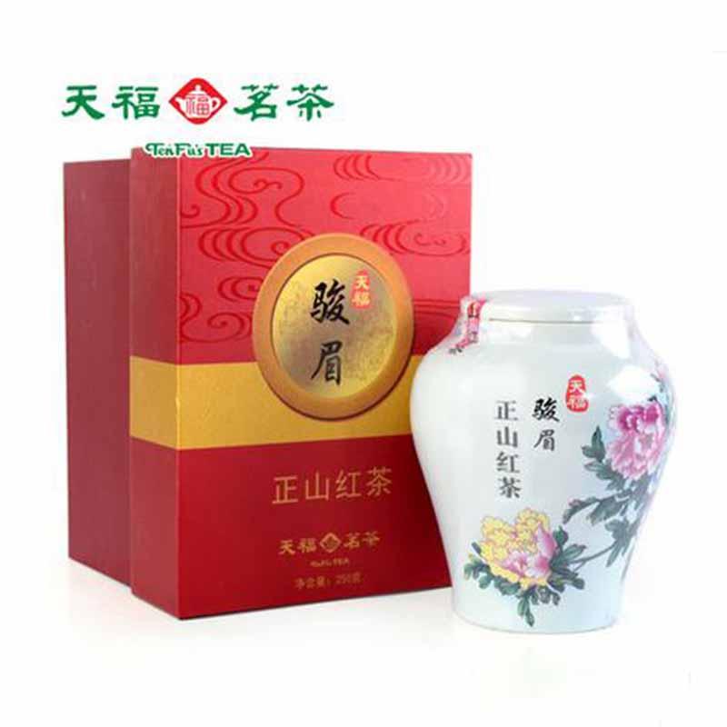 天福茗茶 金骏眉 红茶茶叶 武夷山桐木关正宗精美金骏眉礼盒装