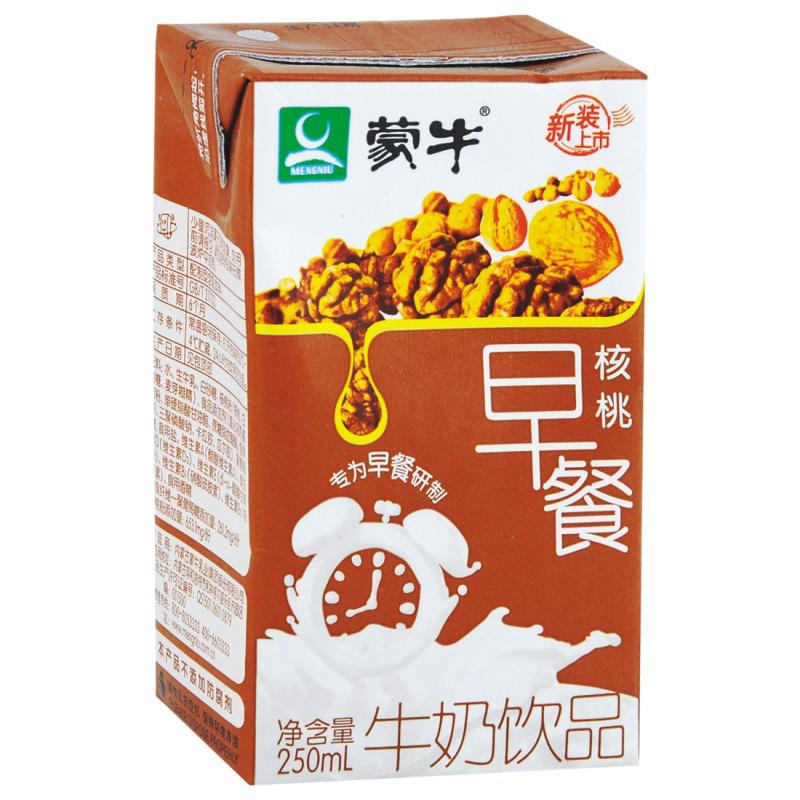 【天顺园店】蒙牛核桃味早餐奶250ml(编码:103595)