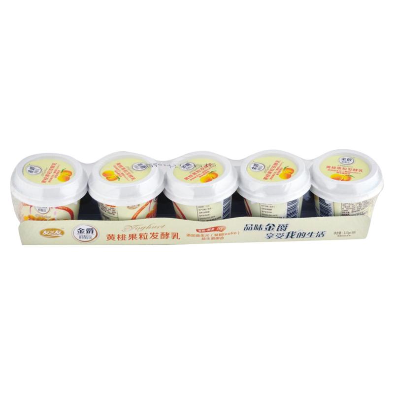 【天顺园店】友芝友金爵黄桃鲜酪乳110g*5(编码:247428)