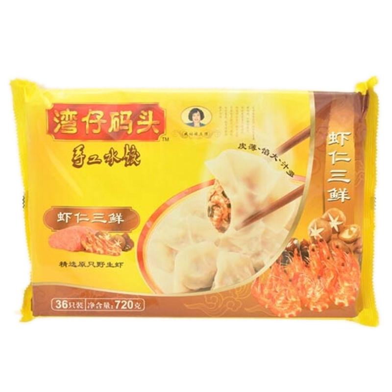 【天顺园店】湾仔码头虾仁三鲜水饺720g(编码:282016)