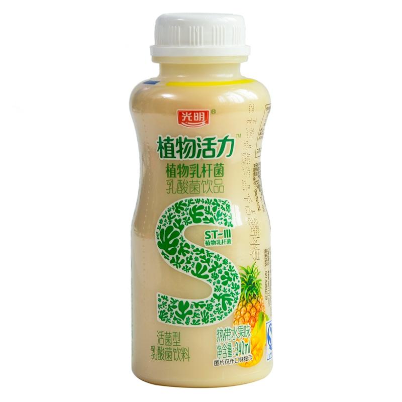 【天顺园店】光明畅优饮品(热带水果)340ml(编码:416243)