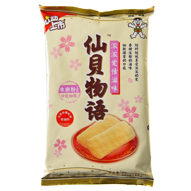 【天顺园店】旺旺仙贝物语60g(编码:500396)