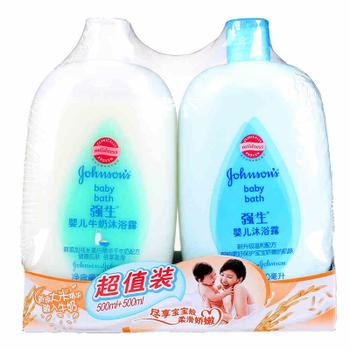 【天顺园店】强生婴儿牛奶沐浴露500ml 普通沐浴露500ml(编码:493835)