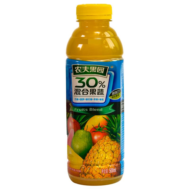 【超级生活馆】农夫果园菠萝混合果汁500ml(编码:115178)