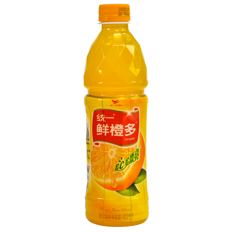 【超级生活馆】统一鲜橙多450ml(编码:115222)