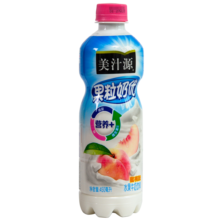 【天顺园店】美汁源果粒奶优水润蜜桃450ml(编码:457542)