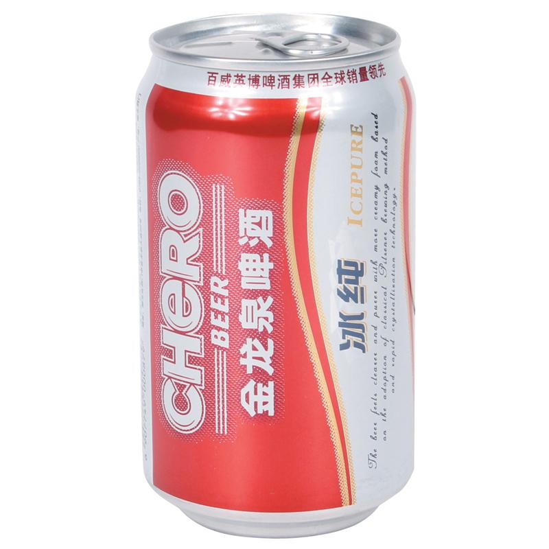 【天顺园店】金龙泉8度听装啤酒(冰纯)330ml(编码:413743)