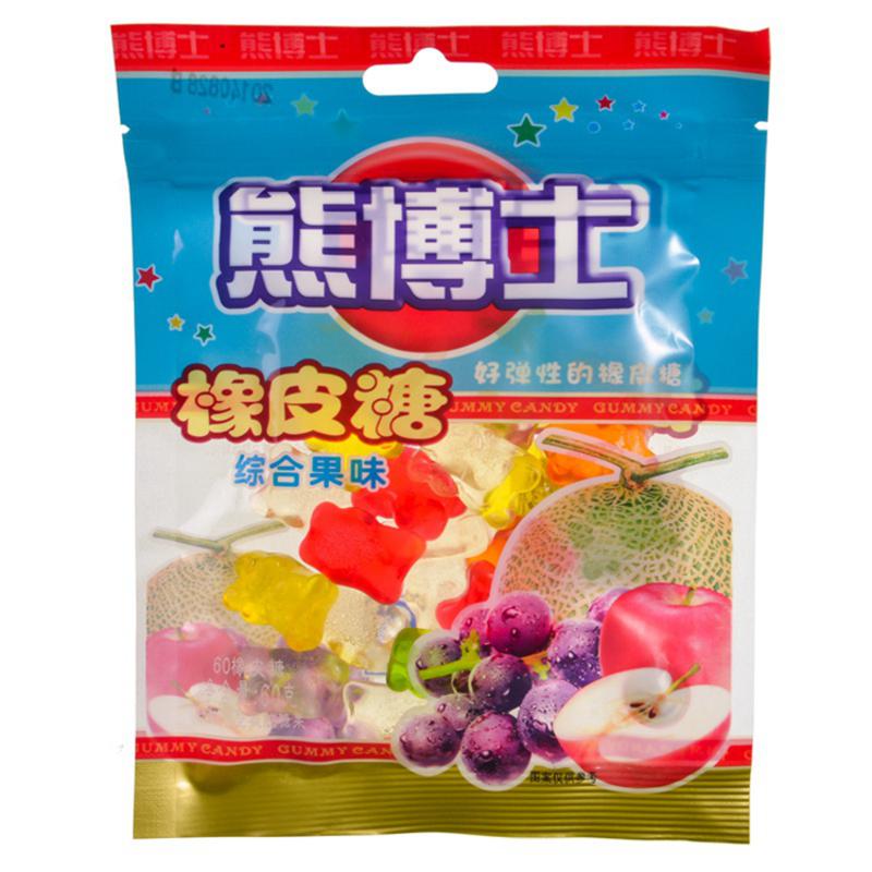 【超级生活馆】熊博士60橡皮糖(综合果味)60g(编码:149570)