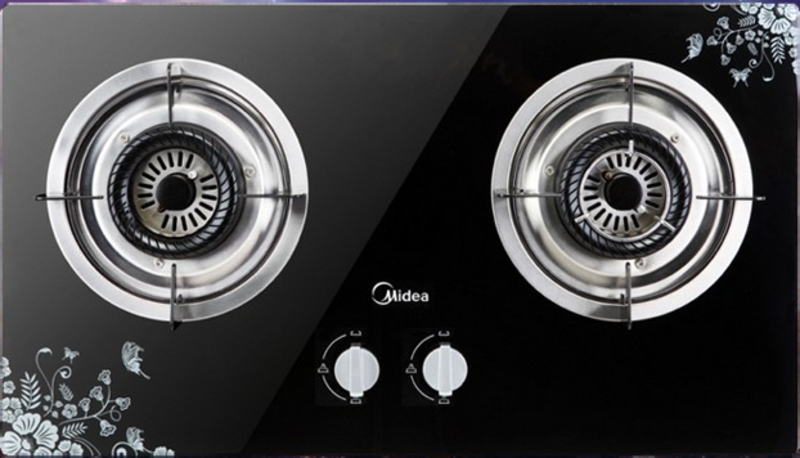 midea/美的 ql300b燃气灶嵌入式天然气液化气煤气灶台式双灶