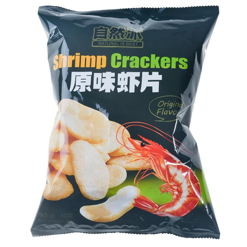 【天顺园店】自然派原味虾片40g(编码:538074)