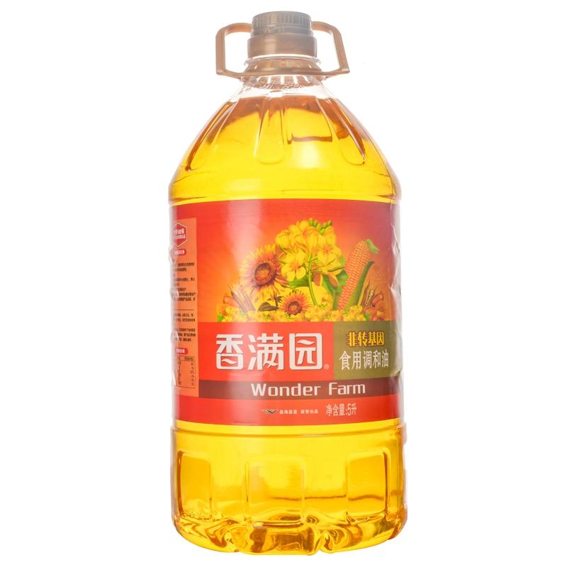 【超级生活馆】香满园食用调和油(非转基因)5l(编码:544226)