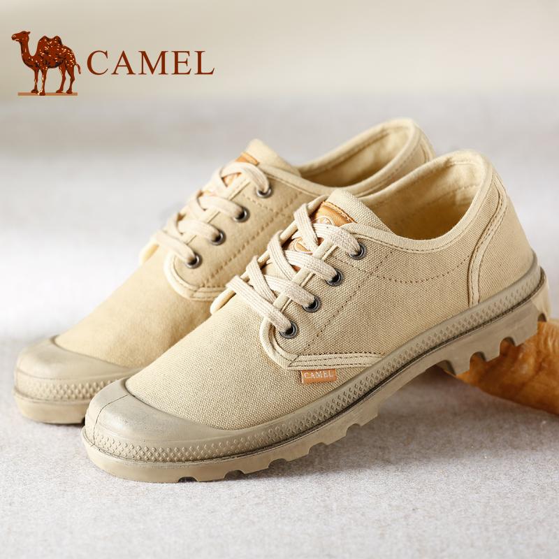 camel骆驼男鞋 2017春季新品 舒适防滑帆布鞋耐磨耐折