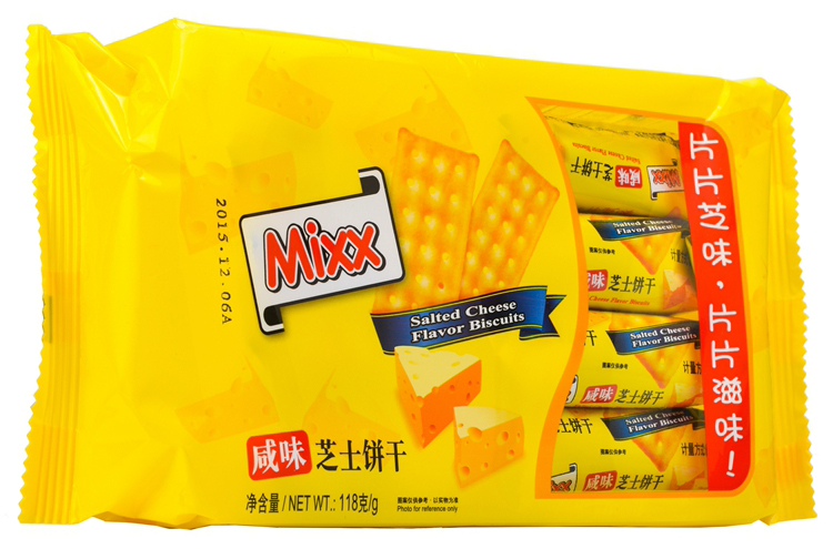 【华师店】mixx咸味芝士饼干118g(条码:4897042171326
