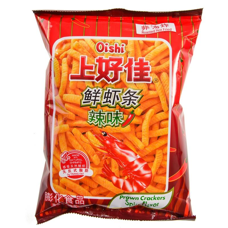 【华师店】上好佳辣味鲜虾条40g(条码:6926265301024)