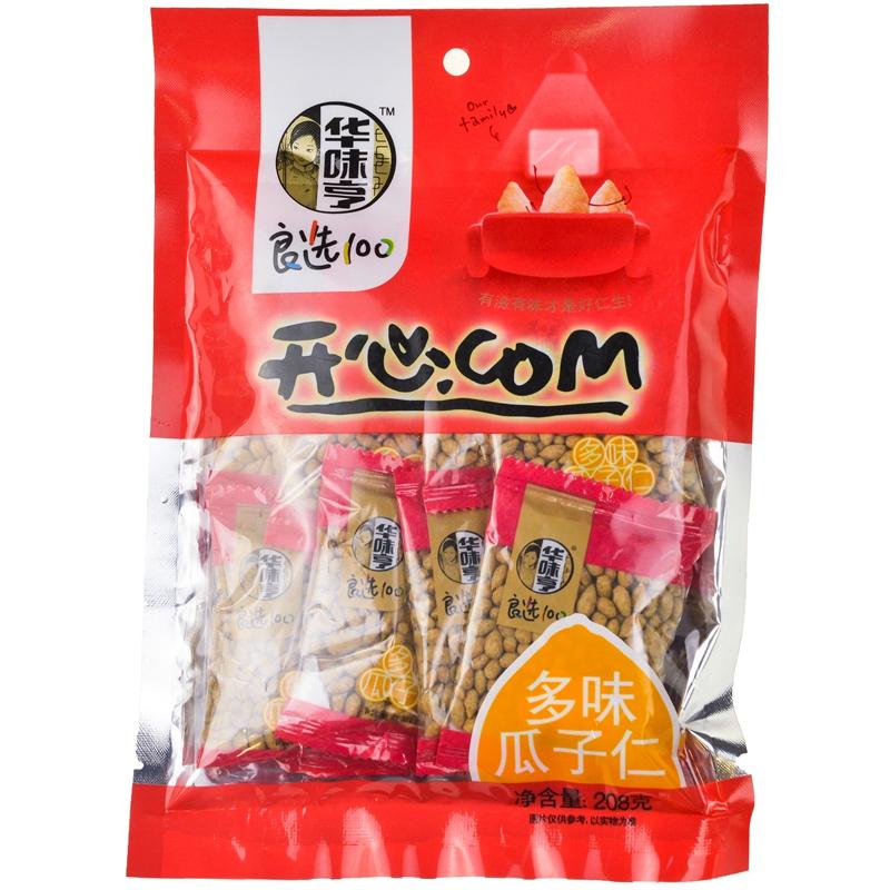 【华师店】华味亨瓜子仁208g(条码:6930044169576)