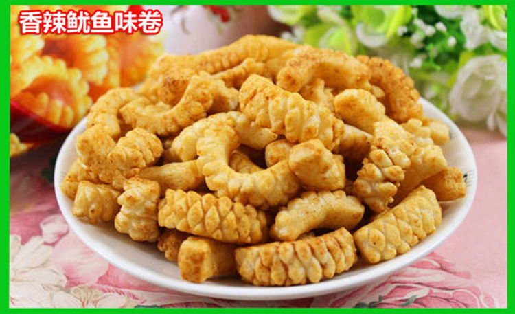 三美先生芥末味鱿鱼味卷(膨化食品)70g