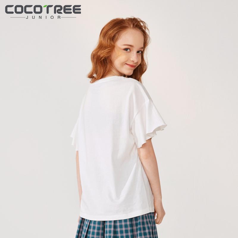 棵棵树cocotree品牌活动中童服装女短袖t恤k2172190125