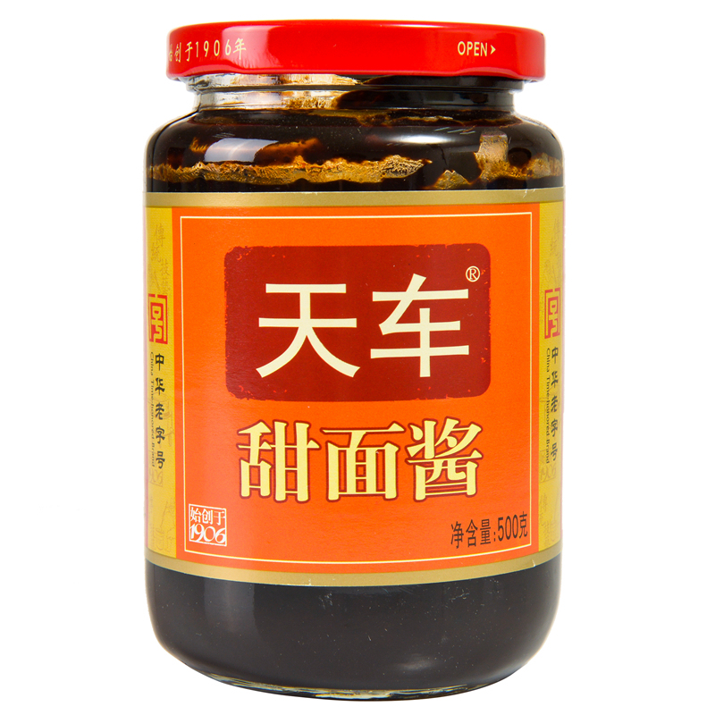 天顺园店天车甜面酱500g回味悠长营养丰富编码268476