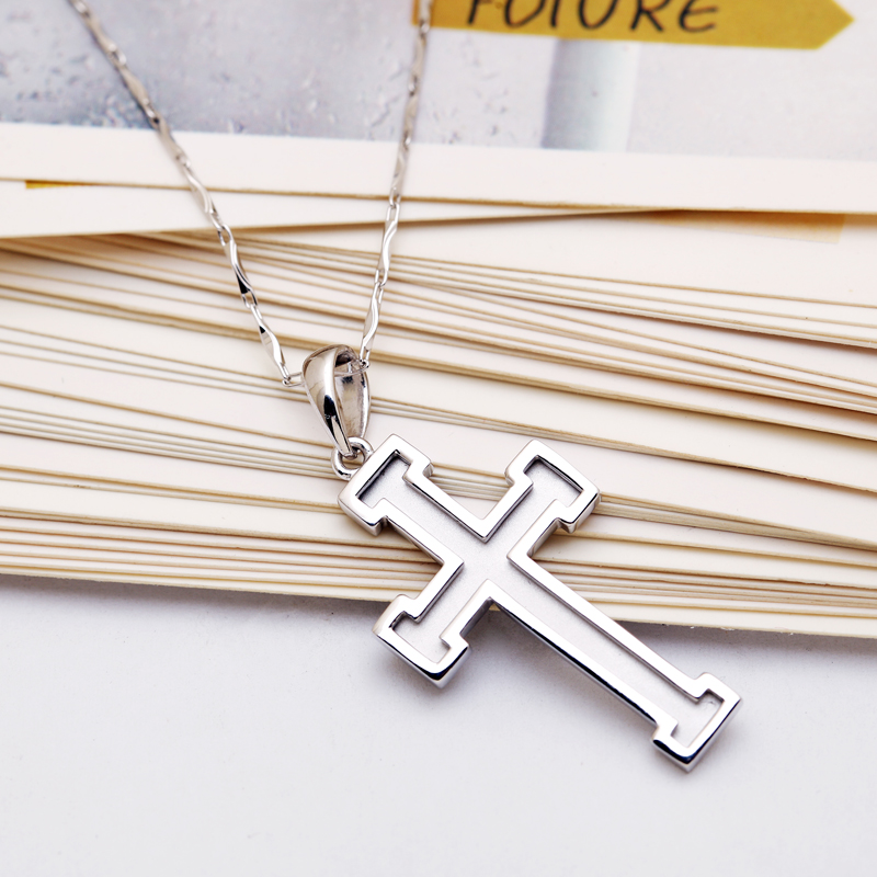 十字架耶稣铂金吊坠图片
