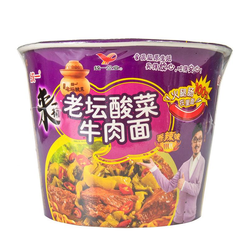 【天顺园店】统一来一桶老坛酸菜牛肉面127g(编码:143576)