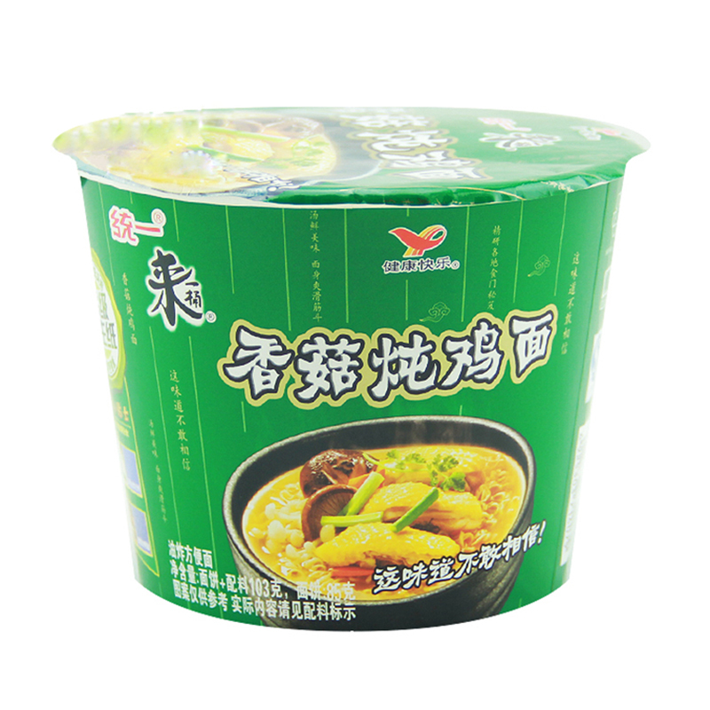 超级生活馆统一来一桶香菇炖鸡面103g编码106038