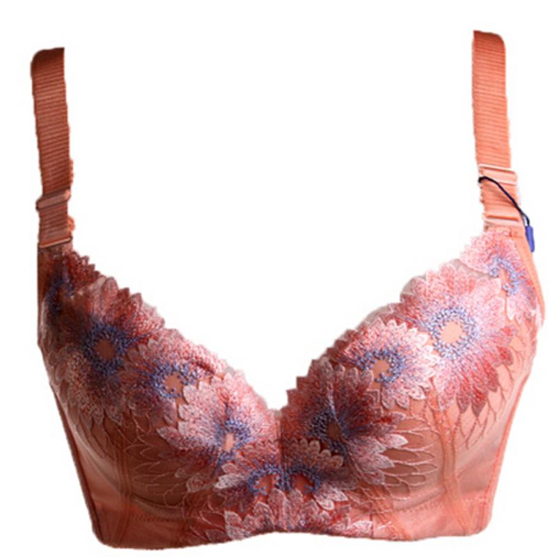 西维娅 s1411-10刺绣聚拢文胸