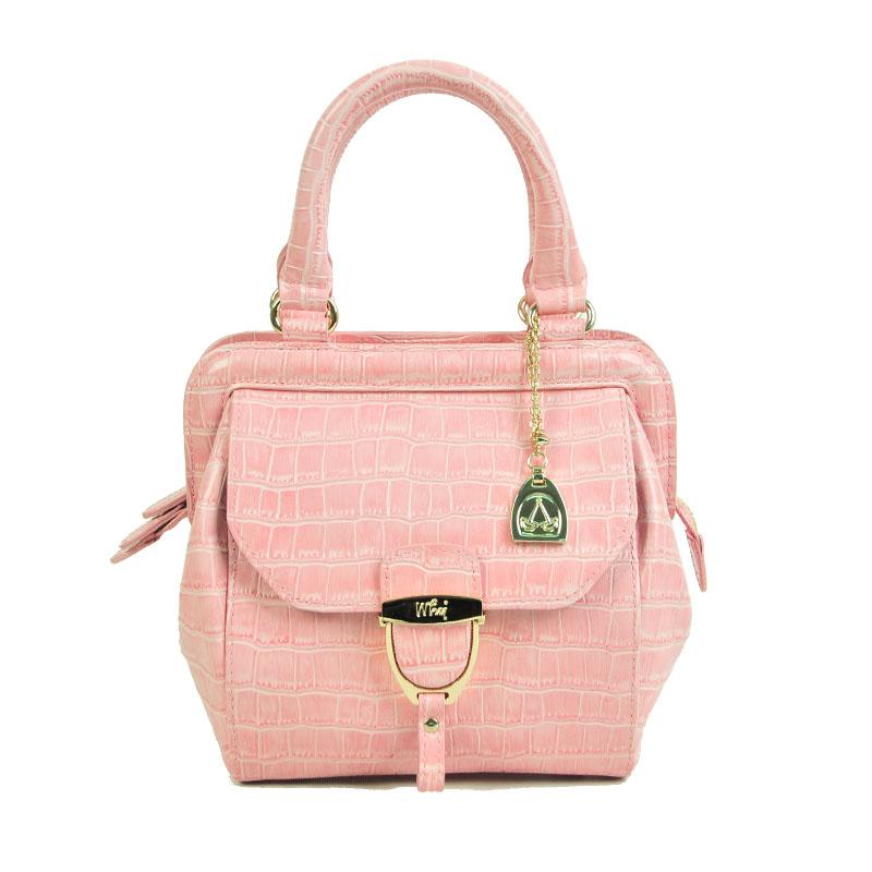 why 2015牛皮贝壳型鳄鱼纹手提单肩斜挎多用包真皮包wb3400