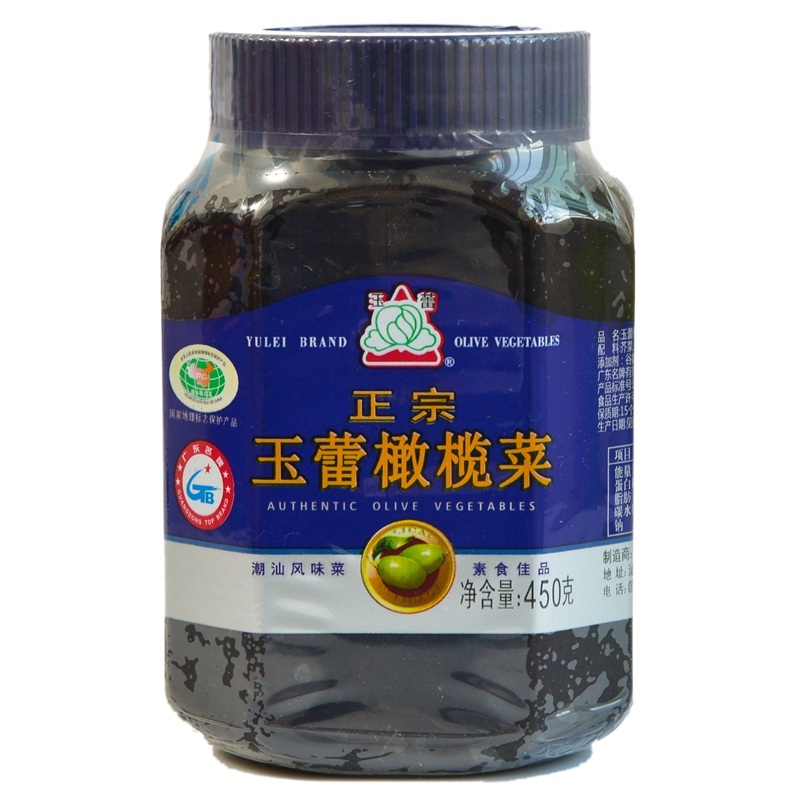 天顺园店玉蕾橄榄菜450g编码486382