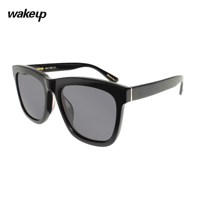 木九十2015新款 wakeup ws11026 豹纹腿方框防紫外线偏光太阳墨镜