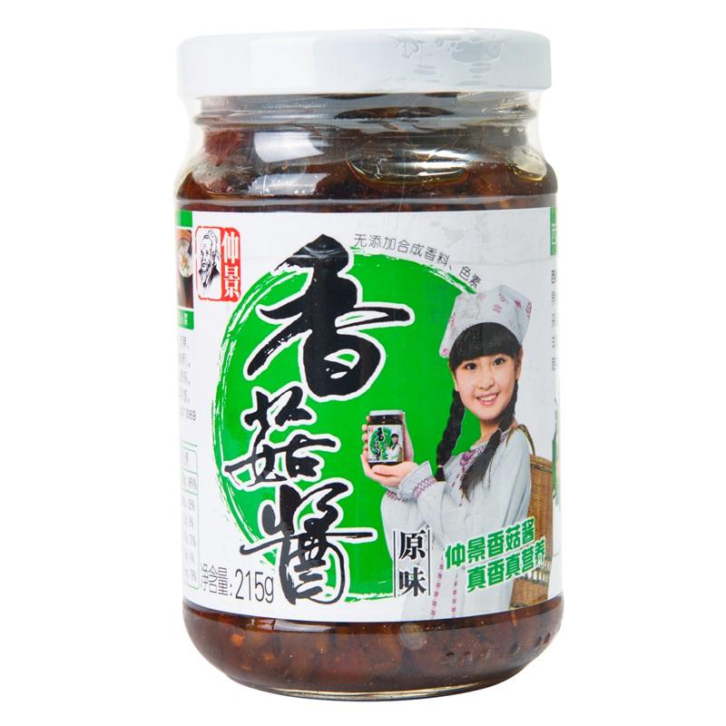 【超级生活馆】仲景原味香菇酱215g(编码:278854)