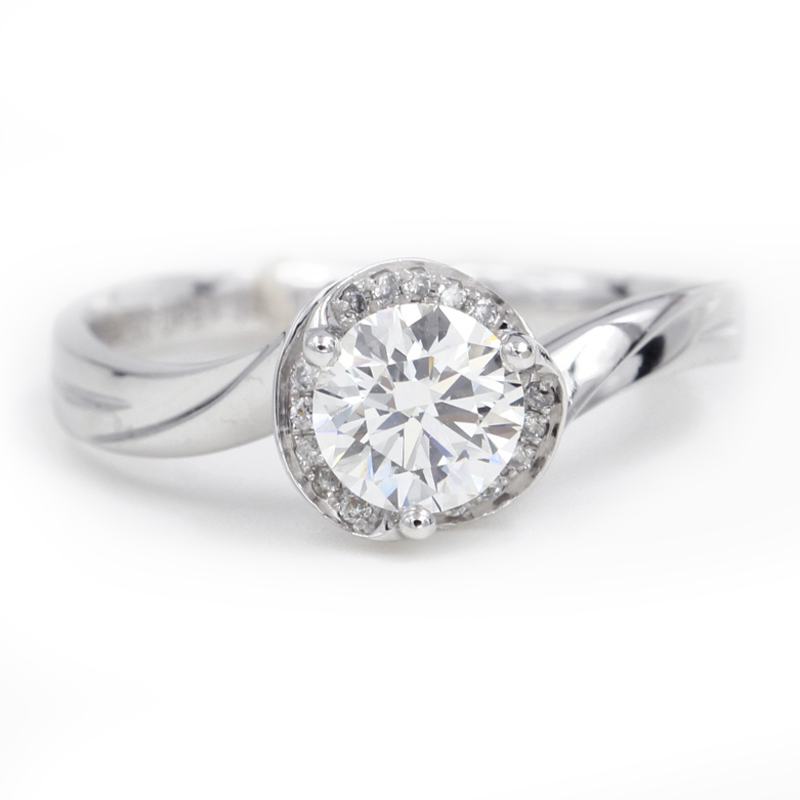 金至尊 1rtj14wsd63金au750钻石戒指