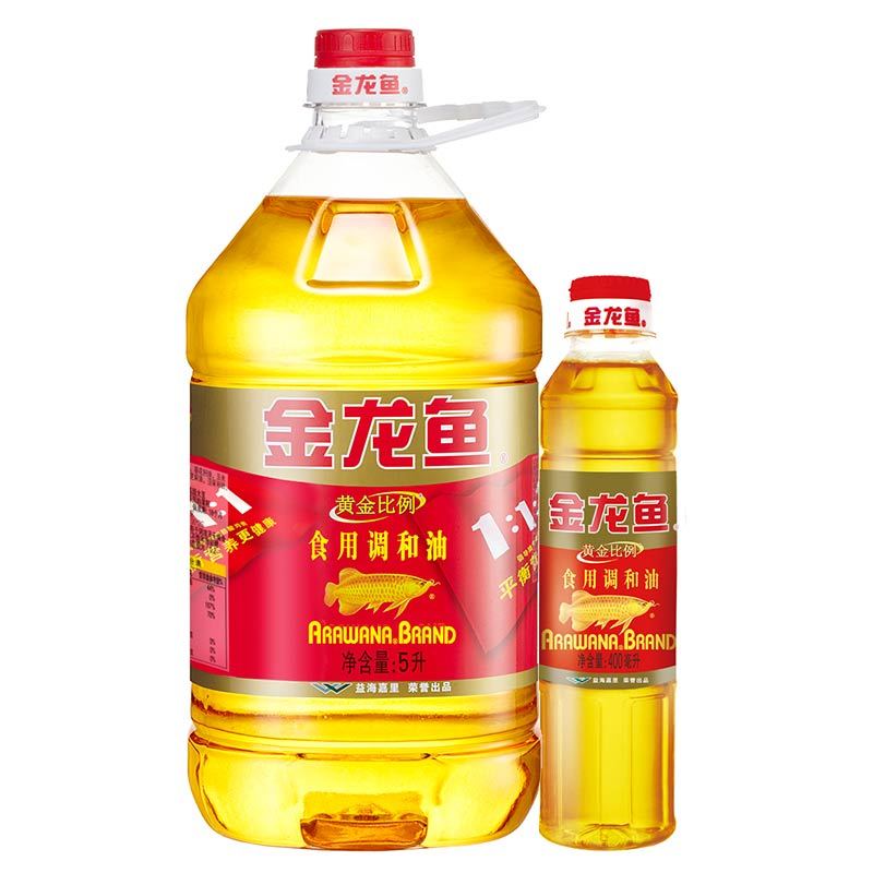 金龙鱼黄金比例食用调和油(5l 400ml)