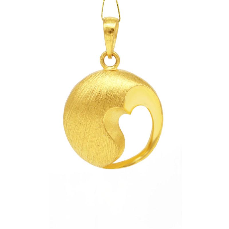 晶钰 千足金吊坠 3.15克