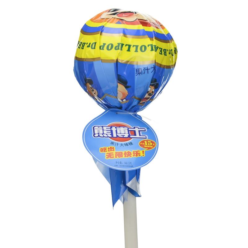 【超级生活馆】徐福记熊博士大棒糖(综合果汁)142.5g(编码:553216)