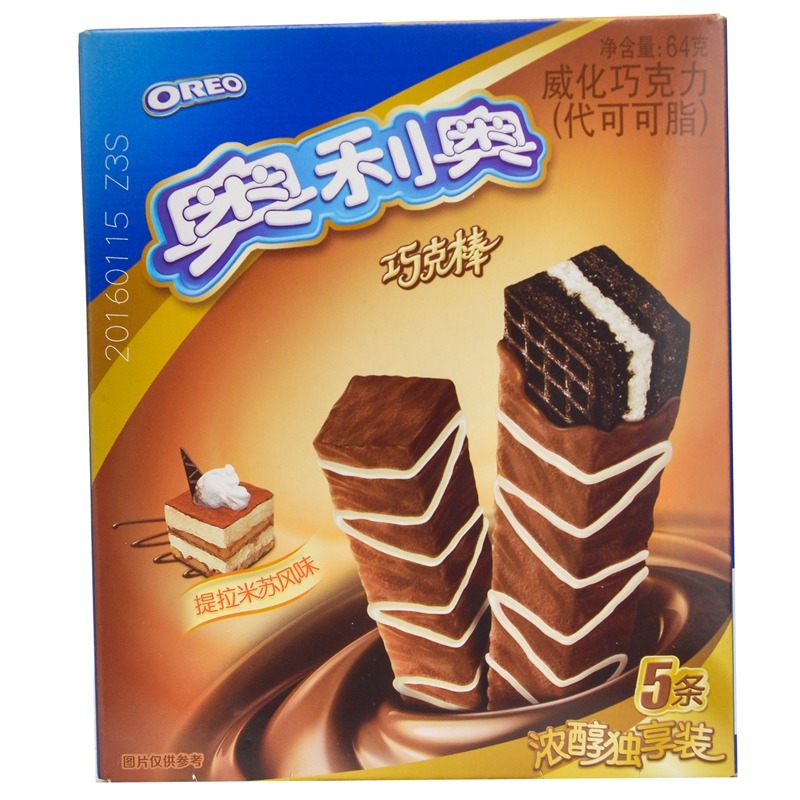 超级生活馆卡夫奥利奥巧克棒提拉米64g编码496405