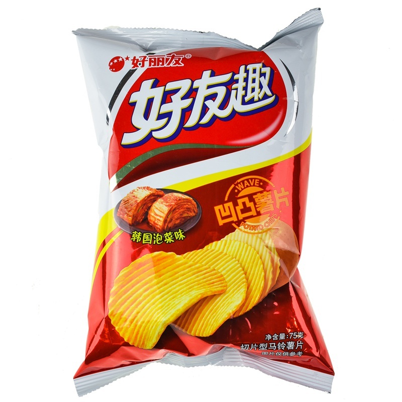324173)-武商网,薯片,【超级生活馆】好丽友好友趣韩国泡菜署片75g