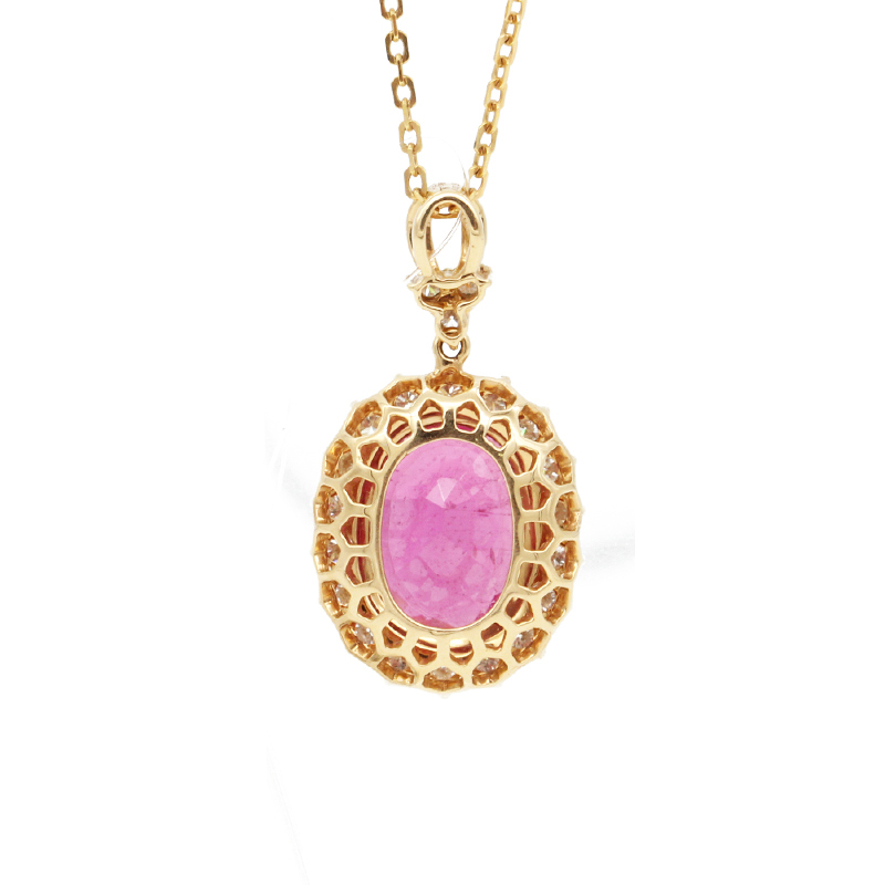 戴维丹黎 金750碧玺吊坠21823053【盛夏光年】