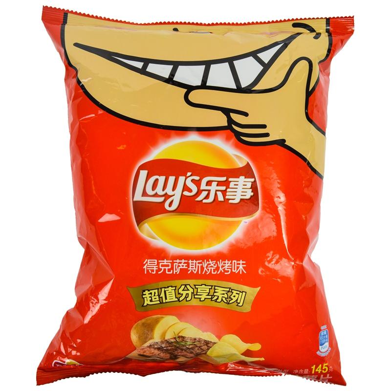 【超级生活馆】乐事德克萨斯烧烤味145g(编码:279314)