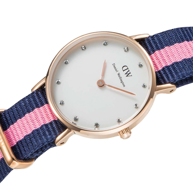 香港直邮 丹尼尔惠灵顿 Daniel Wellington 手表dw女表26mm表盘金色边尼龙带超薄女士石英表0906dw Dw00100065 武商网 其他配饰 香港直邮 丹尼尔惠灵顿 Daniel Wellington 手表dw女表26mm表盘金色边尼龙带超薄女士石英表0906dw Dw00100065 报价
