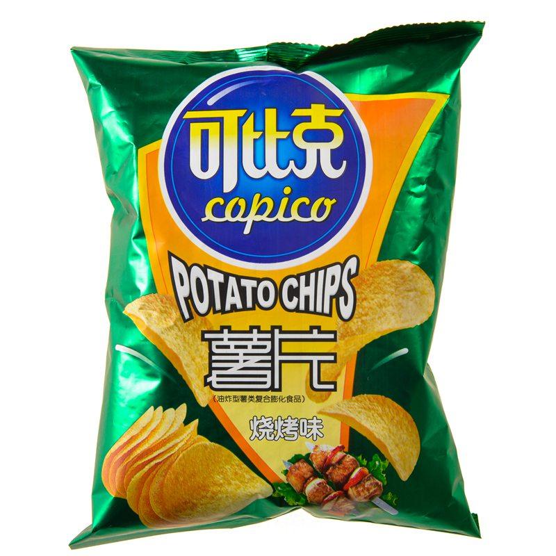 【超级生活馆】达利可比克烧烤薯片60g(编码:144121)