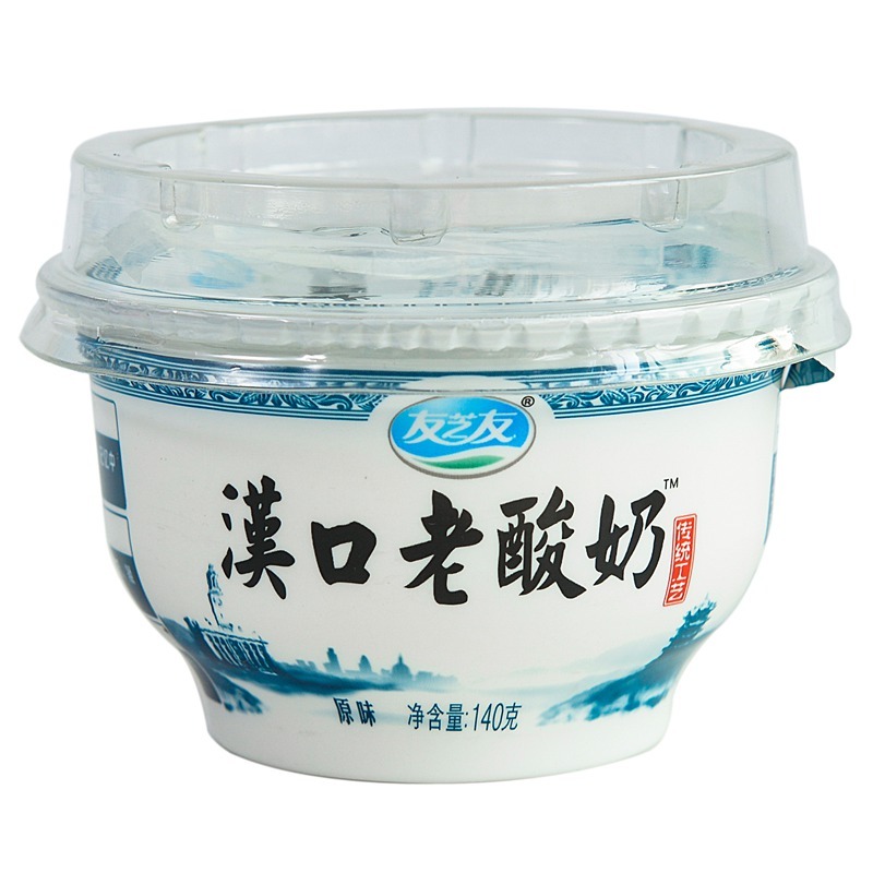 超级生活馆友芝友汉口老酸奶原味140g编码336838