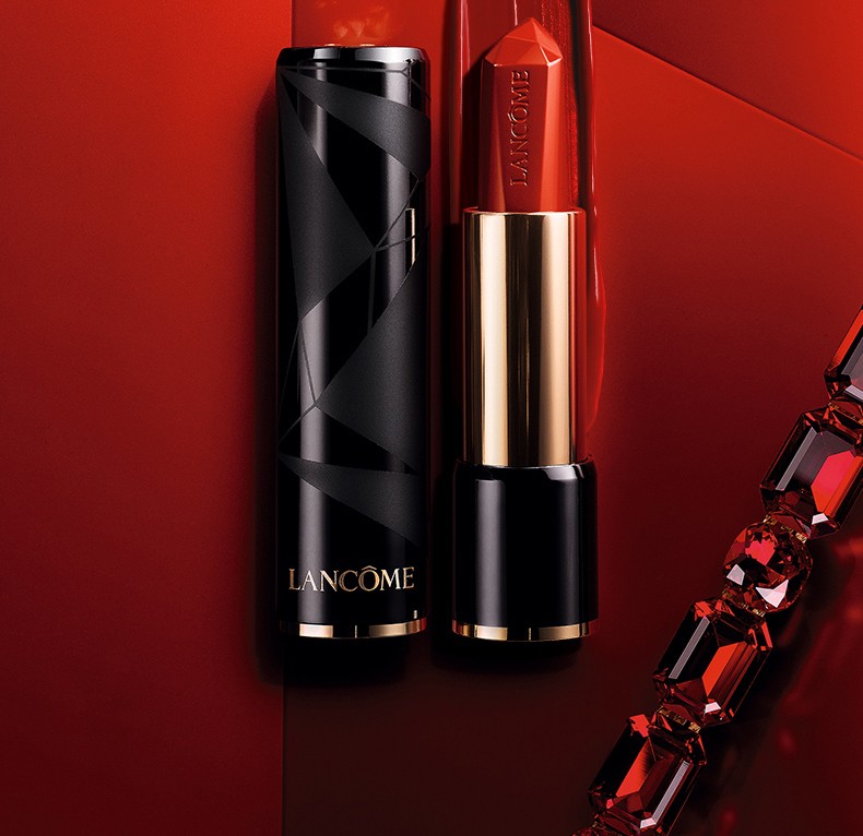直邮】兰蔻(lancome)口红持久显色滋润保湿宝石切面黑管口红#03 kiss