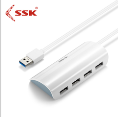 SSK(飚王）SHU808四口USB3.0高速传输分线器*1条【限中建三局采购，其他订单不发货】