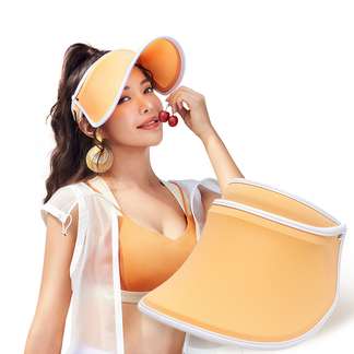 韩国vvc新款遮阳帽青春版女夏季空顶防晒帽防紫外线出游太阳帽