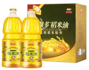 金龙鱼谷维多稻米油1.8L*2（礼盒）