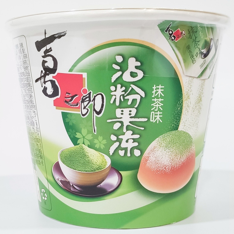 【超级生活馆】喜之郎抹茶味沾粉果冻 135g(编码:684033)
