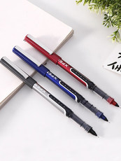 得力S656直液式走珠笔/签字笔 0.5mm（黑、红、蓝可选）【限工程总承包公司采购，其他订单不发货】