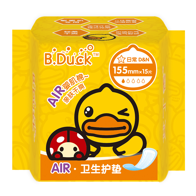 千姿瑾B.Duck AIR卫生护垫（155MM*15片）