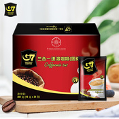 越南進口 中原G7三合一速溶咖啡粉盒裝濃縮原味384g